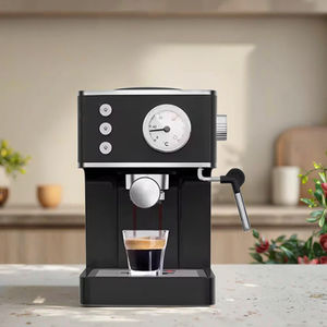 Máquina de café a presión semiautomática italiana, máquina de café expreso pequeña para el hogar, máquina de espuma de leche a vapor, <span class=keywords><strong>Cafetera</strong></span> portátil - Product Image 1