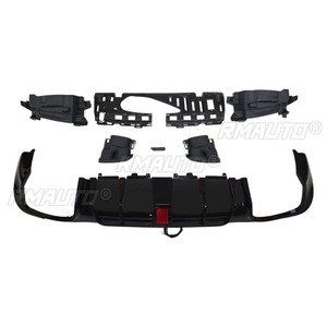 Diffuseur de pare-chocs arrière pour Mercedes Benz Classe E W213 2016-2022, pièce de modification en acier inoxydable pour l'embout de l'échappement - Product Image 4