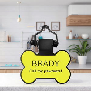 2025 Hot Bán cá nhân in Silicone Dog ID name tag với mã QR hình dạng xương - Product Image 4