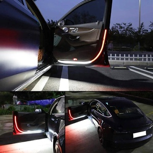 Feux de signalisation séquentiels universels pour portières de voiture de 48 pouces, rouge et blanc, double couleur, anti-collision, bande lumineuse LED flexible de sécurité - Product Image 3