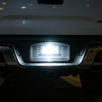 Pour Honda Ridgeline 2017-2022 : Éclairage de plaque d'immatriculation côté conducteur et passager, lentille transparente CAPA, pièce de rechange HO2870102 191275732533