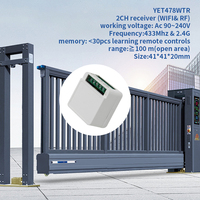 YET478WTR Récepteur TUYA sans fil AC90-240V contrôleur 2 canaux 315/433mhz Appareils ménagers intelligents
