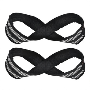 Correas de levantamiento profesionales con logo personalizado, soporte de muñeca reforzado, agarre mejorado para peso muerto, correas al por mayor - Product Image 1