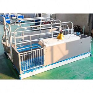 เตียงเกิดชุบสังกะสีทนทานพร้อมกรงเลี้ยงหมูอัตโนมัติ - Product Image 2