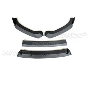 Lame de pare-chocs avant pour Audi A3 S3 2016 2017 2018 2019, Pièces et accessoires extérieurs de voiture, Kit carrosserie, Noir brillant - Product Image 2