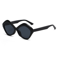 Banei Shades 2021 Oversized Vrouwen Onregelmatige Frame Zonnebril Eenvoudige En Stijlvolle Stijl Luxe Zonnebril China Fabriek Groothandel