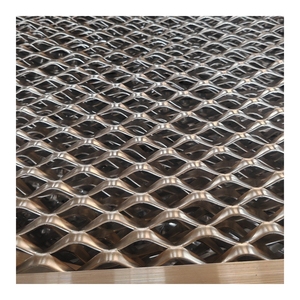 Custom Powder-Coated Aluminum Expanded Metal <strong>Mesh</strong> Suspended Ceiling Perforated with Bending Welding Punching Cutting Services - Product Image 1
