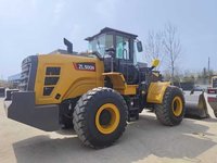 Traktor Mini Multifungsi China Backhoe Loader 4x4 Beban Terukur 5 Ton dengan Pompa Hidrolik