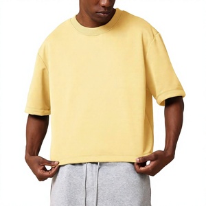 Camiseta deportiva de alta calidad para hombre, manga corta, para gimnasio, culturismo, de secado rápido, deportiva, de algodón, para hombre. - Product Image 1