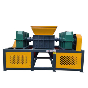 High Torque Double Roller Shredder Machine Waste Tire <b>Plastic</b> <b>Drum</b> Aluminum Scrap Recycling Processing Machine - Product Image 4