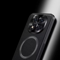 Coque de Téléphone Magnétique Antichoc en Cuir PU pour Redmi Note 14 Pro 12 Xiaomi 15 Ultra Poco X7