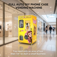 Máquina Expendedora de Fundas para Teléfonos Móviles, Totalmente Automática, Personalizable, con Pantalla Táctil y Limpieza Automática