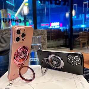 360 ° Giratorio Spinner Stand Ring Holder Antideslizante <span class=keywords><strong>PC</strong></span> <span class=keywords><strong>Hard</strong></span> Back Cover para iPhone 16 Pro Max Smartphone Case - Product Image 3