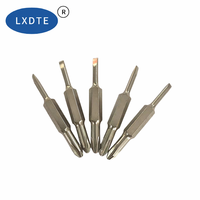 LXD Source Factory Embout de tournevis double extrémité en acier S2 de 52 mm PH1-PH2 nickelé, accessoires pour outils électriques