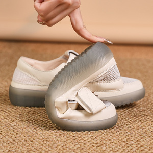 Sabots pour femmes, été, nouvelle collection, respirants, semelle en caoutchouc, sandales romaines, sandales fermées pratiques - Product Image 3