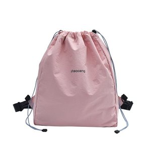 OEM ODM Factory Price Custom Promotional Sports Drawstring Backpack Bag Polyester Draw String Bag Custom Logo Printing