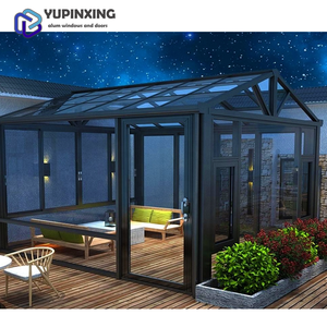 Cortile Villa terrazza giardino isolamento <span class=keywords><strong>camera</strong></span> sole su misura <span class=keywords><strong>ponte</strong></span> rotto porte e finestre in alluminio temperato - Product Image 6