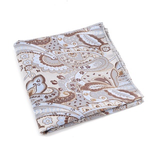 <span class=keywords><strong>Mouchoirs</strong></span> de poche en polyester à motif floral de luxe Paisley pour hommes, idéaux pour les affaires, les mariages et les cadeaux - Product Image 5