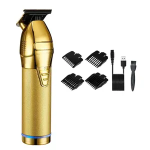 Rasoio dritto In acciaio inox il 5 In 1 7D elettrico arancione professionale tagliacapelli In vendita Kemie Trimmer Clipper