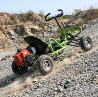 Kart à essence professionnel XFY 208cc avec frein à disque hydraulique et double démarrage pour flottes de location commerciales à fort trafic