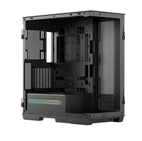 Boîtier d'ordinateur en verre trempé panoramique 2 pièces à dégagement rapide monté sur GPU horizontal et vertical de haute performance