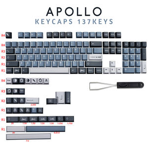 <span class=keywords><strong>GMK</strong></span> Apollo – capuchons de clavier de jeu mécanique, 137 touches, profil OEM, PBT, avec 1,25u, 1,75u, 2U, 3U, 7U - Product Image 6