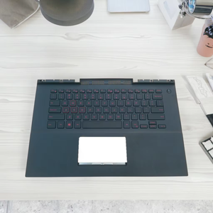 Reposamanos de repuesto para portátil para <span class=keywords><strong>DELL</strong></span> 15 7000 7566 <span class=keywords><strong>7567</strong></span> Teclado rojo retroiluminado en inglés de EE. UU. - Product Image 4