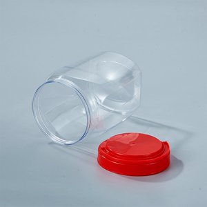 Bocaux en PET à large ouverture avec couvercle à vis <span class=keywords><strong>Geda</strong></span> pour le stockage du sucre, des collations, des biscuits - Bocaux vides et propres - Product Image 4