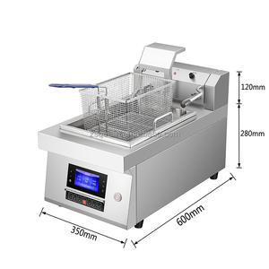 Friteuse électrique professionnelle avec <span class=keywords><strong>plaque</strong></span> chauffante <span class=keywords><strong>pour</strong></span> appareil de <span class=keywords><strong>cuisine</strong></span> domestique et de restaurant - Product Image 4