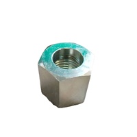 Écrou de serrage NB200 JIC en acier au carbone zingué pour raccord de tuyau hydraulique