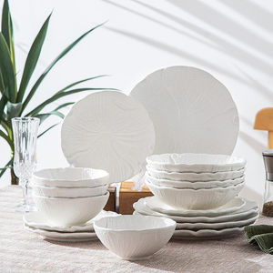 Precio de Fábrica al por Mayor, Bajo MOQ, OEM/ODM, Vajilla de Porcelana Ecológica con Esmalte Reactivo para Hotel, Restaurante y Hogar - Product Image 1