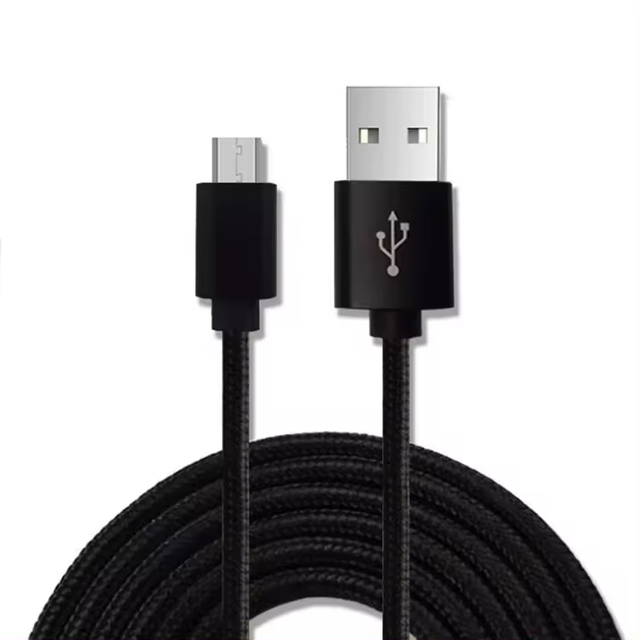 1M 2M 3M Pure Copper Nylon Braided Fast Charging USB Data Cable for iPhone & Computer