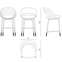 Conception confortable PRIMA avec inclinaison et repose-pieds réglables, dossier et repose-pieds réglables pour un confort ultime