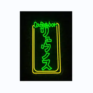 Japan customized led neon signs Acrylic Neon Light Sign Custom Logo Custom Led Neon Sign Drop Shipping For Party