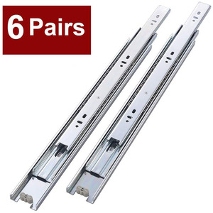 HUIGU Phần Cứng 6 Cặp Siêu Giảm Giá Giá Trượt Ngăn Kéo Kênh Kính Thiên Văn (1 Cặp 2 Miếng) - Product Image 3