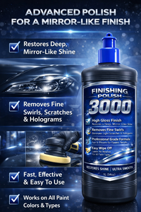 น้ำยาขัดเงารถยนต์ GRAPHONEX Finishing Polish 3000 Ultra Fine อลูมิเนียมออกไซด์ 1000 มล. สำหรับการขัดเงาขั้นสูง ช่วยขจัดรอยหมุนเล็กน้อย - Product Image 5
