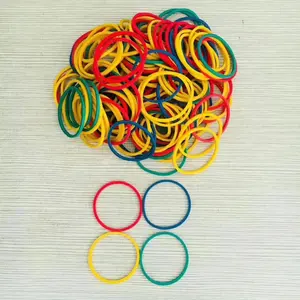 China Made High Quality Colorful Natural Elastic Rubber Bands For Packing