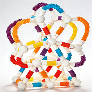 New DIY Versatile Stretchable <b>Plastic</b> Building <b>Blocks</b> for Kids Educational Puzzle Gift for Children - Product Image 3