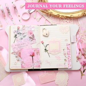 Set di Lucchetti per Diario Fai-da-Te, Kit per Scrapbooking, Forniture per Cancelleria, Articoli per Artigianato, Regali per Compleanni e Festività, Set di Cancelleria - Product Image 6