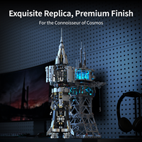 Station spatiale avec lumière, 2859 pièces, blocs de construction, jouet pour garçons, cadeau, ensemble de blocs de construction éducatifs, modèle de jouet