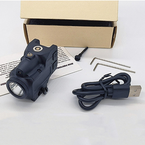Outdoor High Lumen Magnetic Charging Red Green Blue <b>LED</b> Laser Sights Module Hunting <b>Flashlight</b>+green LaserHigh Power HuntingAdju - Product Image 5