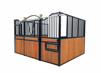 Box de transport pour chevaux portable le plus vendu – Portes de box intérieures en acier galvanisé pour écurie