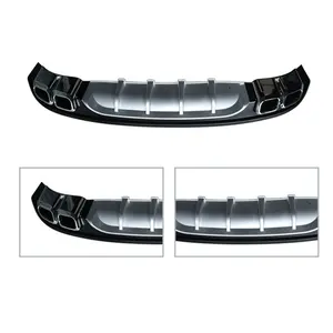 Vendita calda di fabbrica kit carrozzeria parti argento nero labbro posteriore 2018 diffusore spoiler per Hyundai sesta generazione Elantra 2016-2018 - Product Image 6