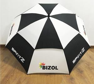 Parapluie de golf promotionnel de 62/68 pouces Parasol printemps annoncé affaires coupe-vent 8 côtes solides Parapluie de golf pour hommes femmes - Product Image 5