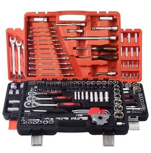 1/4 Inch Drive Socket Ratchet Wrench Screwdriver Kit Manual Repair Combination Tool Sets Hand Ratchet Spanner Stainless Steel