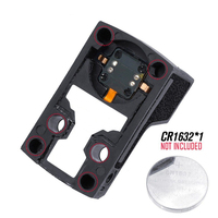 R-ZERO tactique 1X24MM Mini Red Dot Compact Sight Hunting Optics Open Reflex Scope Fit for Shield RMS-c Footprint Like P365 1911
