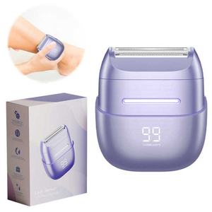 Afeitadora Eléctrica Portátil Mini, Recargable por USB, de Bolsillo, con Logotipo Personalizado, para Uso en Seco y Húmedo, Indolora, para Hombres y Mujeres - Product Image 1