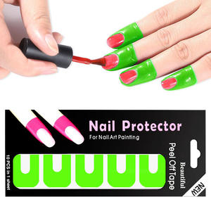 Autocollants en U anti-débordement pour vernis à ongles, outils de peinture au spray pour colle à ongles, vente en gros - Product Image 6