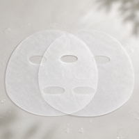 Masque en tissu Y403 34g en velours d'eucalyptus importé, substrat cellulosique invisible pour soin professionnel de la peau OEM