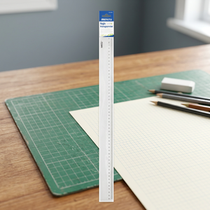 Regla Transparente de PVC Mengfu M-0079 de 50 cm, Herramienta de Medición para la Escuela u Oficina, Hecha en China - Product Image 2